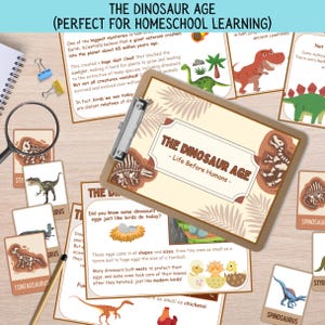 Dinosaurier Kleinkind Belegtenbuch, Jurassic Pre-K Arbeitsblätter Montessori Dino, Dinosaurier Lernmappe Dinosaurier Bündel Dinosaurier Karteikarten