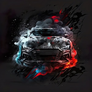 Audi Inspired Digital Art, Audi RS7 Digital Car Print, Car Poster, Audi, Automotive Enthusiast, Car Gift, Audi Art, RS7 art, RS art, RS7