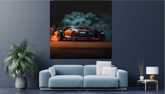 Top G Bugatti Canvas Print - Insomniarts Gallery