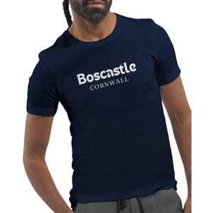 Boscastle Cornwall T-Shirt, Vintage Coastal Tee, Boscastle Holiday Shirt, Cornwall Travel Gift, Surf-Inspired Top for Men & Women