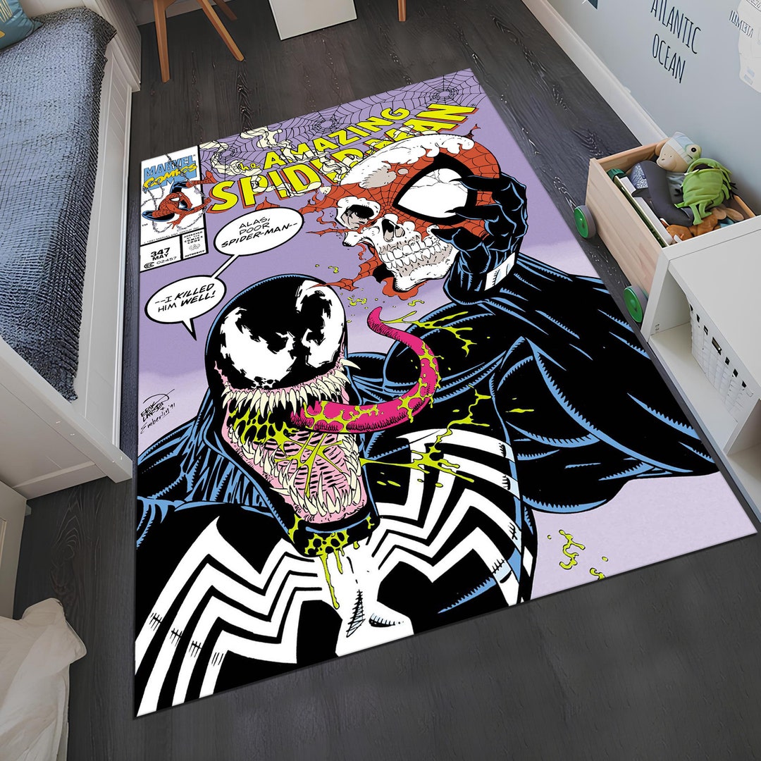 Venom Rug,spiderman Rug,themed Rug,fantastic Rug,area Rug,kids Rug ...