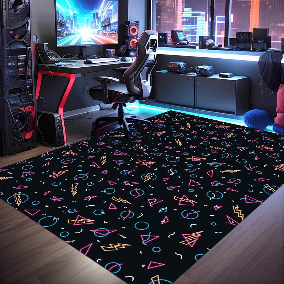 Arcade Rug,retro Rug,gamer Rug,gaming Rug,game Rug,geometric Rug ...