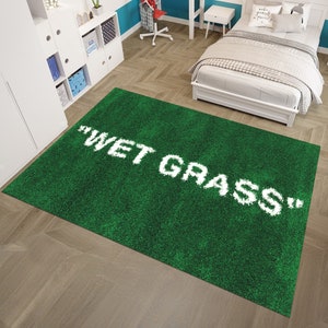 Wet Grass,Wet Grass Rug,Green Rug,Pattern Rug,Unique Rug,Home Decor,Area Rug,Runner Rug,Aesthetic Rug,Rugs for Living Room,Housewarming Gift