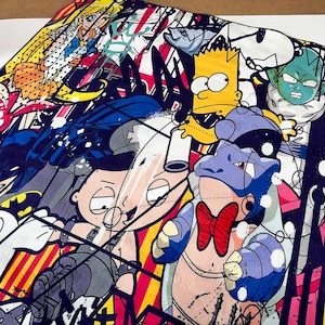 Pop Art Rug,Anime Rug,Graffiti Rug,Colorful Art Rug,Popular Rug,Unique Rug,Cool Rugs,Modern Rug,Custom Rug,Area Rugs,Kids Rug,Gifts for Her image 3
