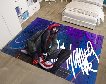 Tapis Spiderman,Tapis super-héros,Tapis fantastique,Tapis pour chaussures,Tapis décoratifs,Tapis pour chambre d'enfant,Tapis coloré,Tapis cool,Tapis Marvel,Cadeau pour elle,Tapis de cinéma
