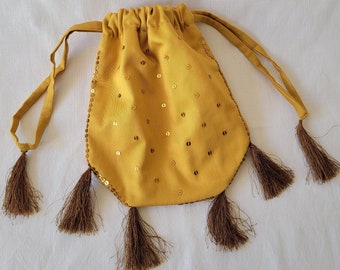 Regency Reticule mit Pailletten verziert