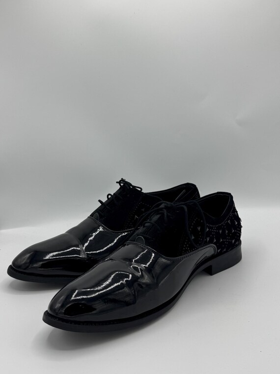 Oxford Scarpe Da Sposo Senza Lacci Scarpe Eleganti Da Uomo In