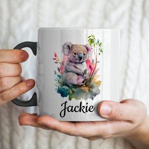 Koala Mug - Koala Coffee Mug - Koala Gifts for Koala Lovers - Personalized Koala Mug - Koala Coffee Cup with Name