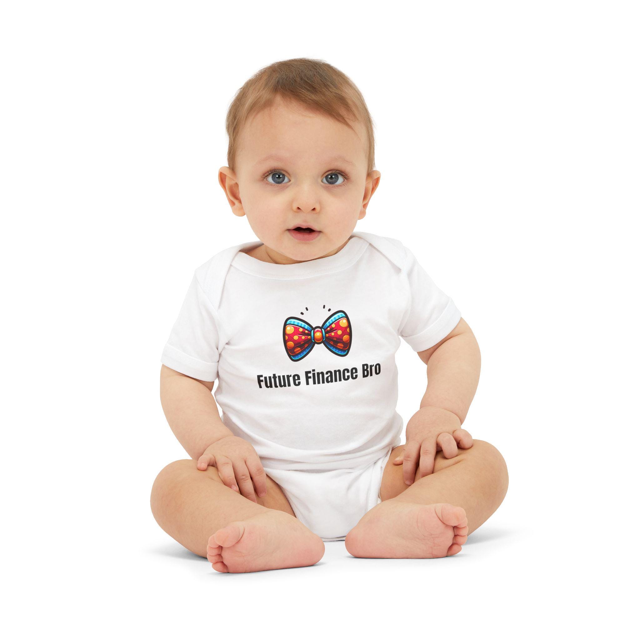 Infant Onesie, Funny Finance Bro Baby Meme, Gag Gift for Business Men, Stock Market Humor, Wall Street Jumpsuit, Baby Shower Present