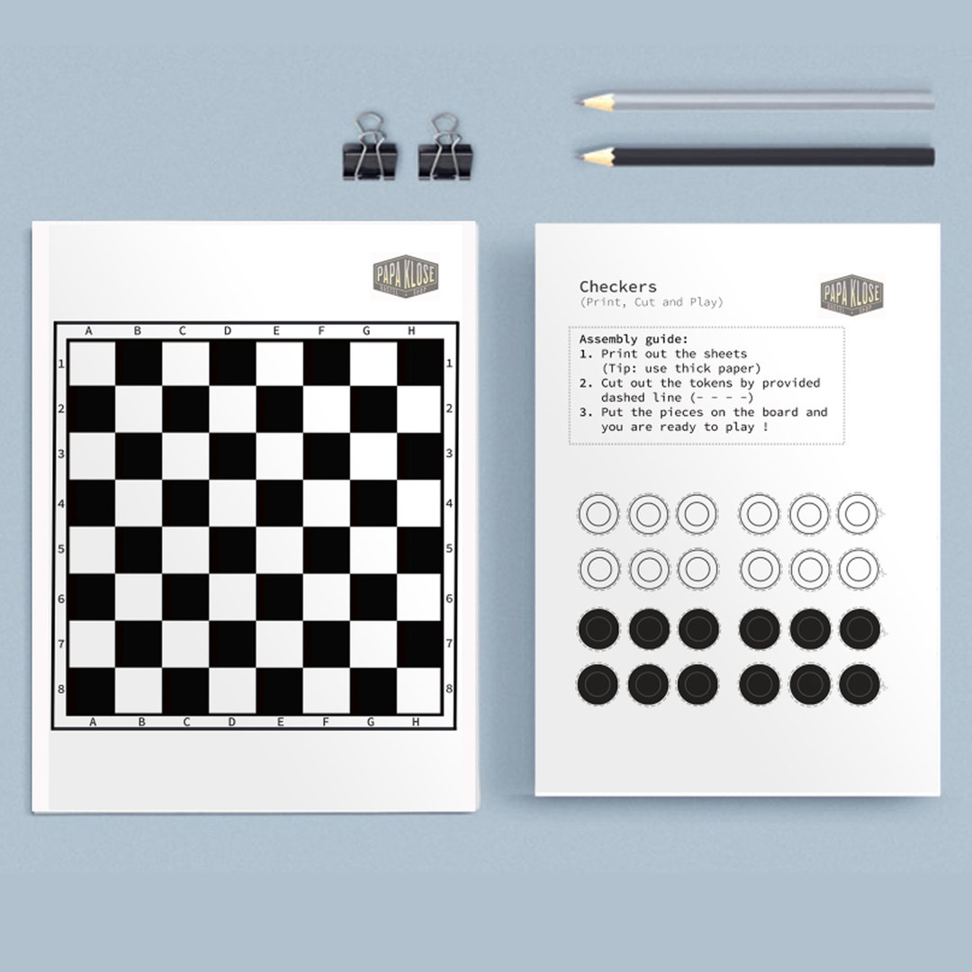 Digitales Dame-set Zum Drucken PDF/PNG - Etsy