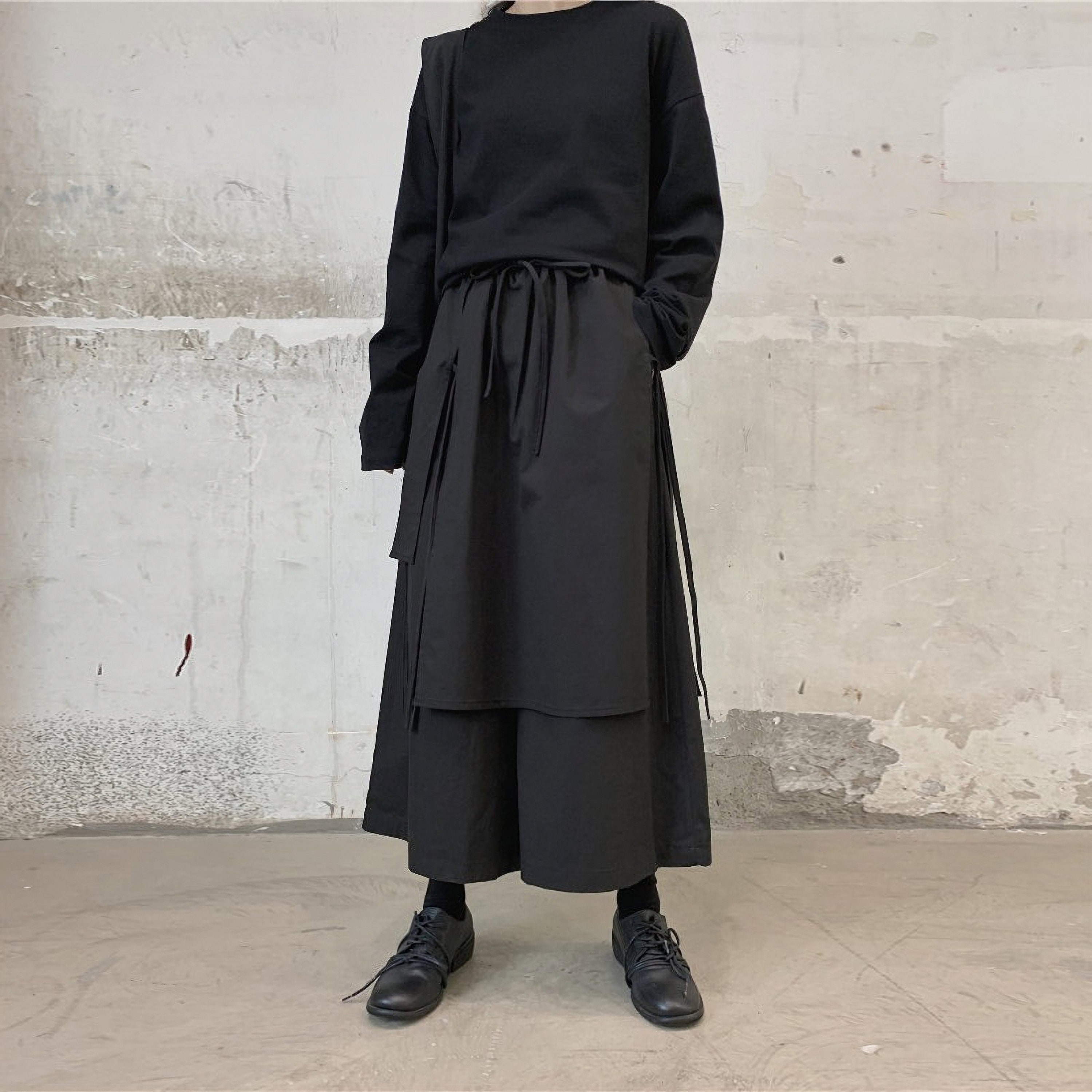 Women's Layered Japanese Hakama Pants Wide Leg - Etsy UK