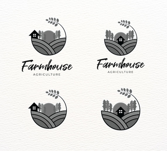 The Farmhouse Co. - Logo Design Lake Charles - Parker Brand - Advertising •  Marketing • Graphic Design Lake Charles