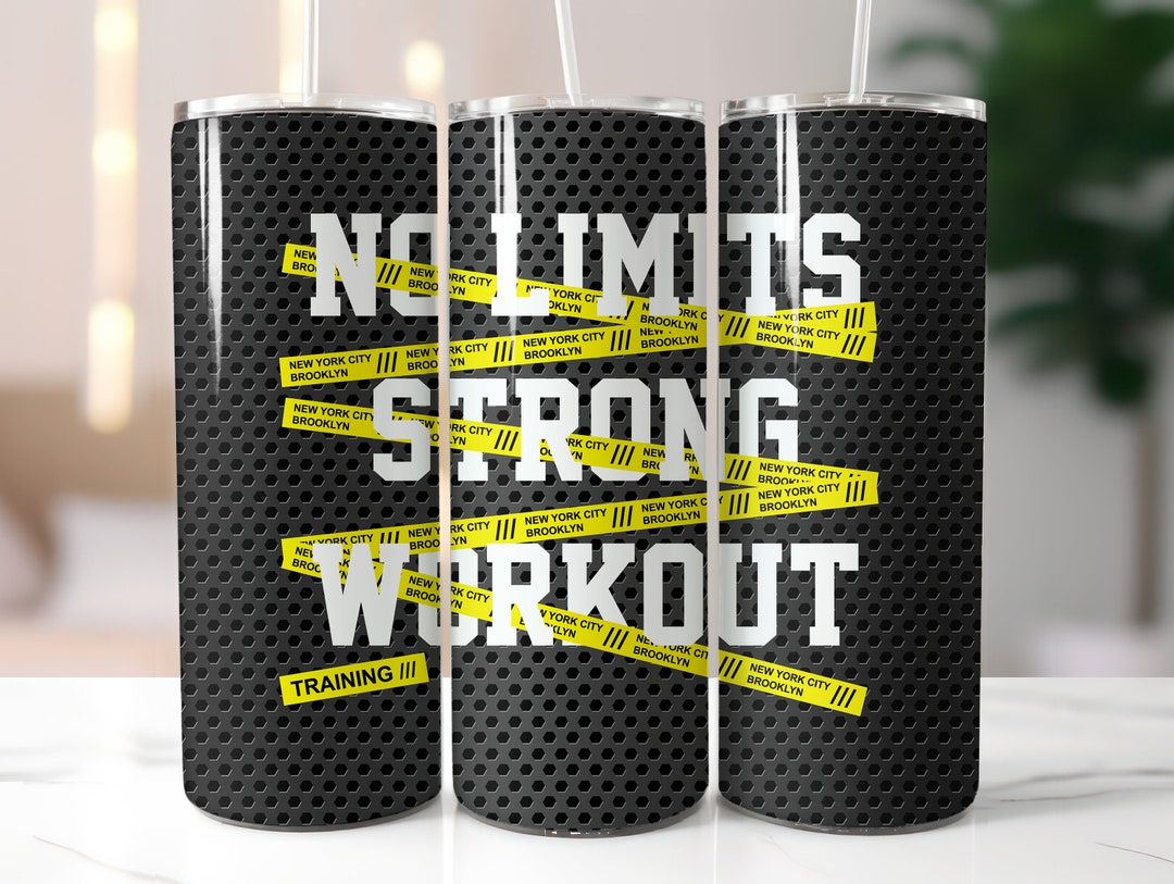 Gym Tumbler, Gym Quotes Tumbler, Gym Tumbler Sublimation Design