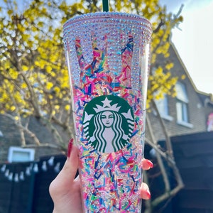Sprinkle Rhinestone Starbucks Tumbler