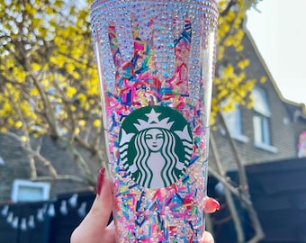 Sprinkle Rhinestone Starbucks Tumbler