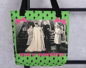 Bride of Frankenstein/Horror/Tote bag