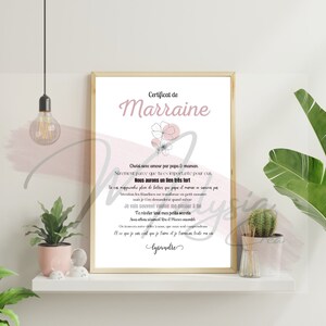 Certificado de madrina