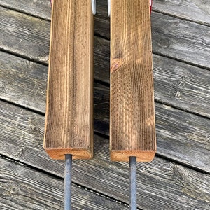 2 X Timber Reflective Verge Posts Easy Install. Option of 16 Inch or 22 ...