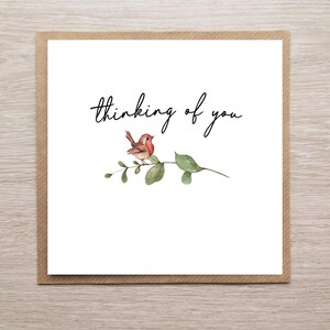 Carte Je pense à vous, Carte de vœux, Carte de rétablissement, Carte Dans nos pensées, Carte pour une personne malade, Carte de deuil, Carte de sympathie