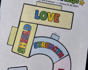 God Keeps His Promises Bible Craft, Kids Memory Game, Sunday School Activity