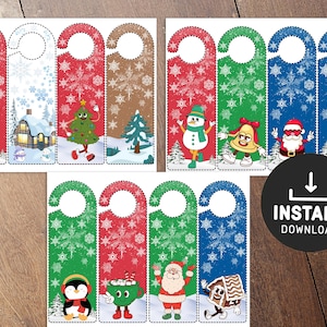 Marcadores navideños, marcadores imprimibles, marcadores navideños, lindos marcadores navideños, imprimibles navideños para maestros, imprimibles navideños