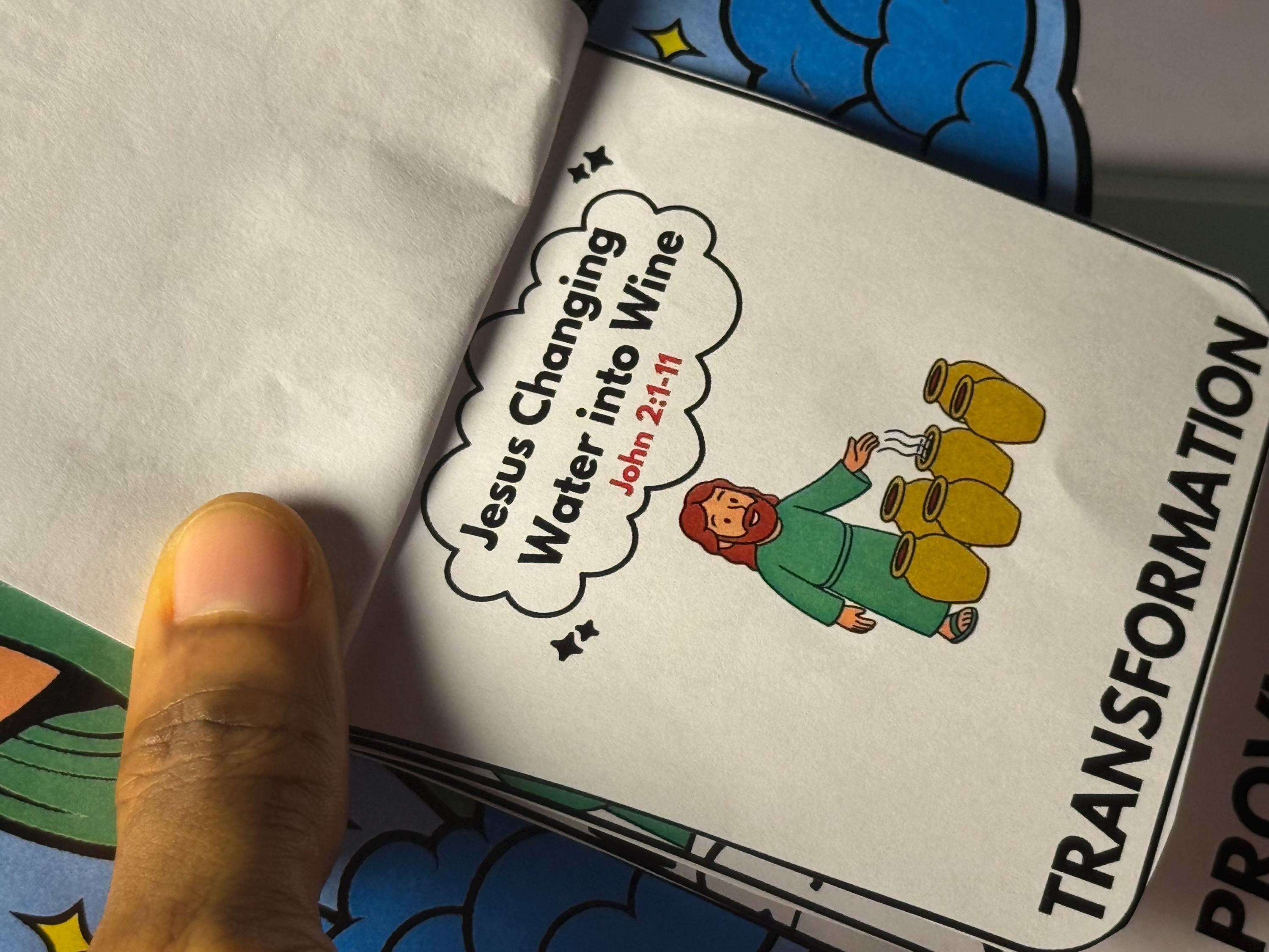 Miracles of Jesus Flipbook Bible Craft for Kids, Sunday School, Church ...