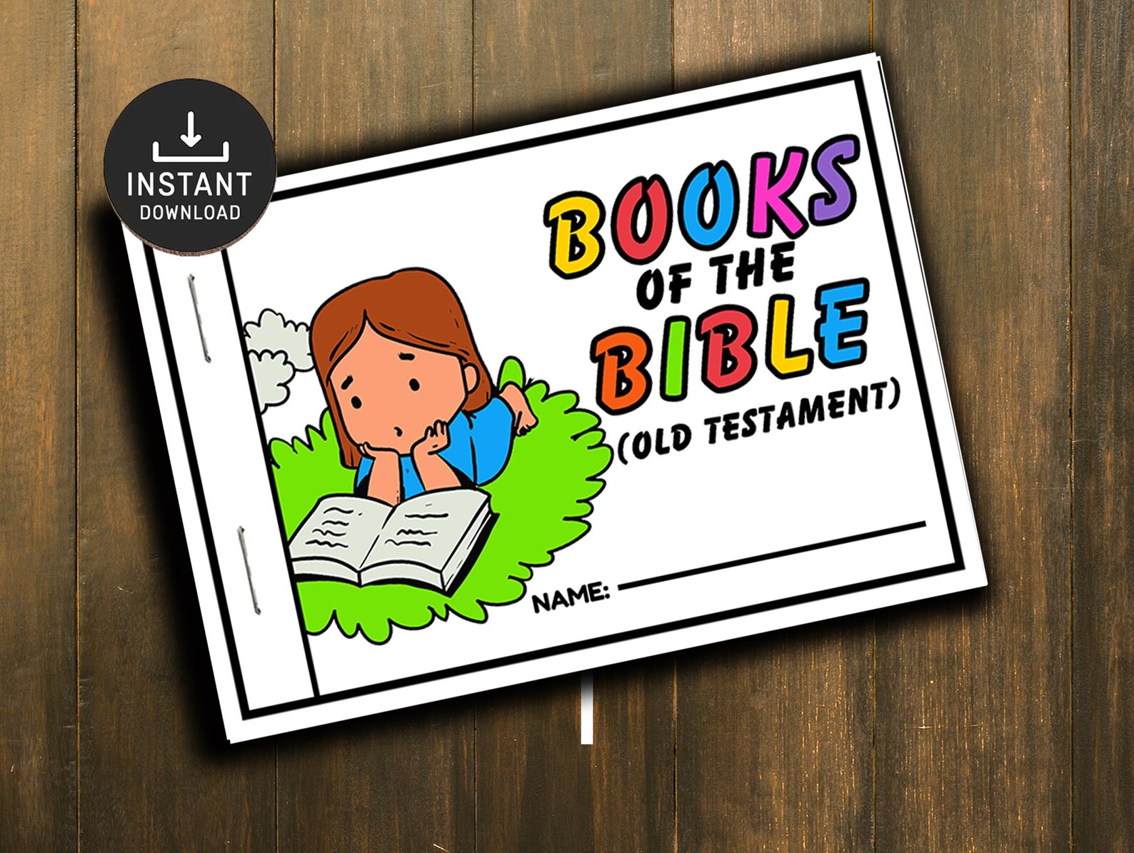 Books of the Bible, Old Testament Mini Book, Printable Bible Activity ...