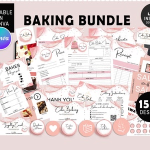 Bakery Branding Kit, Kuchen Business Bundle, Kuchen Preisliste, Bakery Business Forms Bundle, Backrechnung, Kuchen Bestellformular, Kuchen Instagram Beiträge