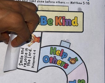 Shine For Jesus Flipbook Bible Craft, Sunday School, Jesus Craft for Kids, Bible Lesson