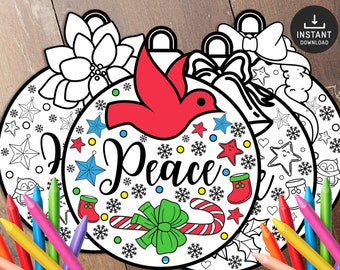 Advent Activity for kids, Advent Activity Coloring Printable Decorations for Kids, Love, Hope, Joy, Peace, Advent, Christmas, Sunday school