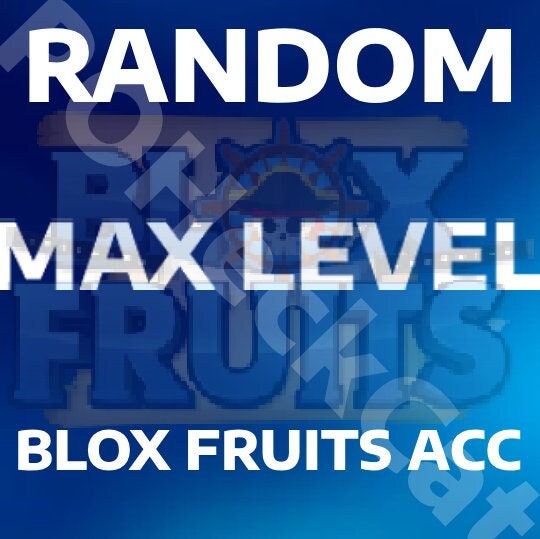 Roblox Blox Fruits Random Max Level Account read Desription 