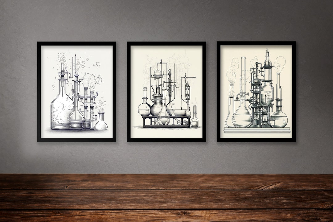 Printable Science Classroom Wall Art Instant Digital Etsy