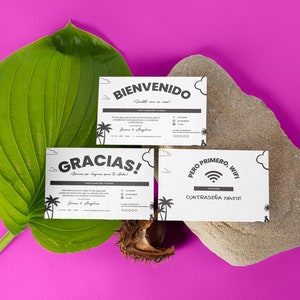Airbnb Thank You Card | Editable Template in Canva | Printable Thank You Card