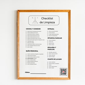 Airbnb Cleaning Checklist Template | Vacation Rental Cleaning Checklist | Editable Template in Canva