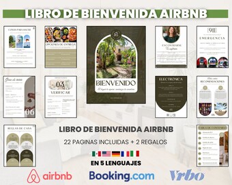 Template: Airbnb Welcome Book, Vacation Rental Welcome Book, VRBO Welcome Book