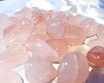 Rose Quartz Crystal Tumble stones