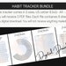 Habit Tracker Bundle Goal Setting Monthly Weekly Daily Planner ...