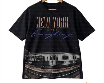 New York Over Everything Heavyweight Subway Tee