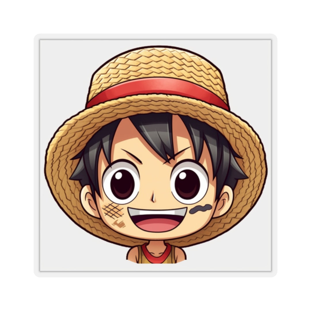 Luffy Emoji Sticker Etsy