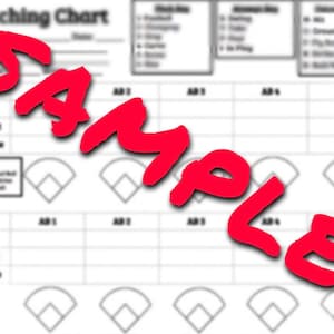Softball Pitching Chart