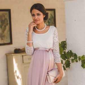 Maternity casual dress &quot;Kis Milla&quot; maternity wedding dress, maternity lace dress, maternity photography dress, maternity bridal dress