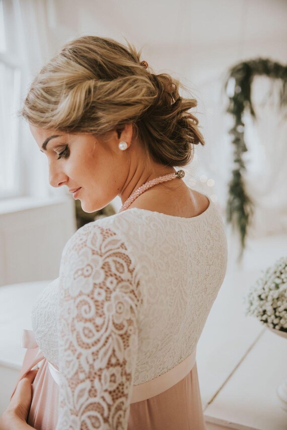 Maternity Casual Dress " Milla" Maternity Wedding Dress, Maternity Lace  Dress, Maternity Photography Dress, Maternity Bridal Dress - Etsy