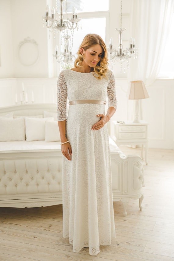 sachin and babi light blue dress Maternity Wedding Dresses Casual
