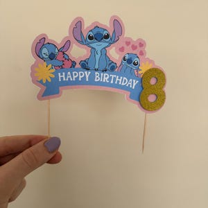 Stitch cake topper