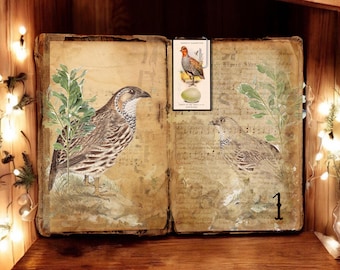 12 Tage Weihnachten Junk Journal Printable, Vintage Weihnachtsephemera und Original Kunst, ai frei druckbar für Weihnachtshandwerk