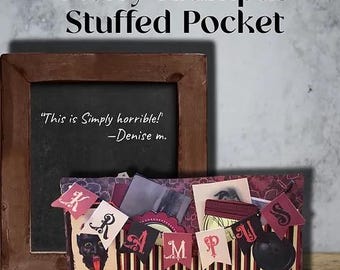 Krampus Printable, Krampus Junk Journal Creepy Christmas Pocket Kit – Printable Krampus Gothic Holiday Ephemera, gothic christmas, krampus