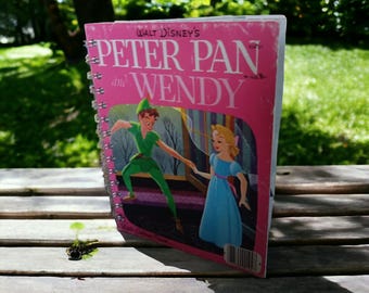 Peter Pan Junk Journal Disney Peter Pan Papier Disney little golden book lgb Junk Journal Baby Captain Hook Scrapbook Disney Journal Papier