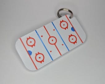 3D gedruckter Hockeyschläger Schlüsselanhänger - Geschenk für Hockeyfans