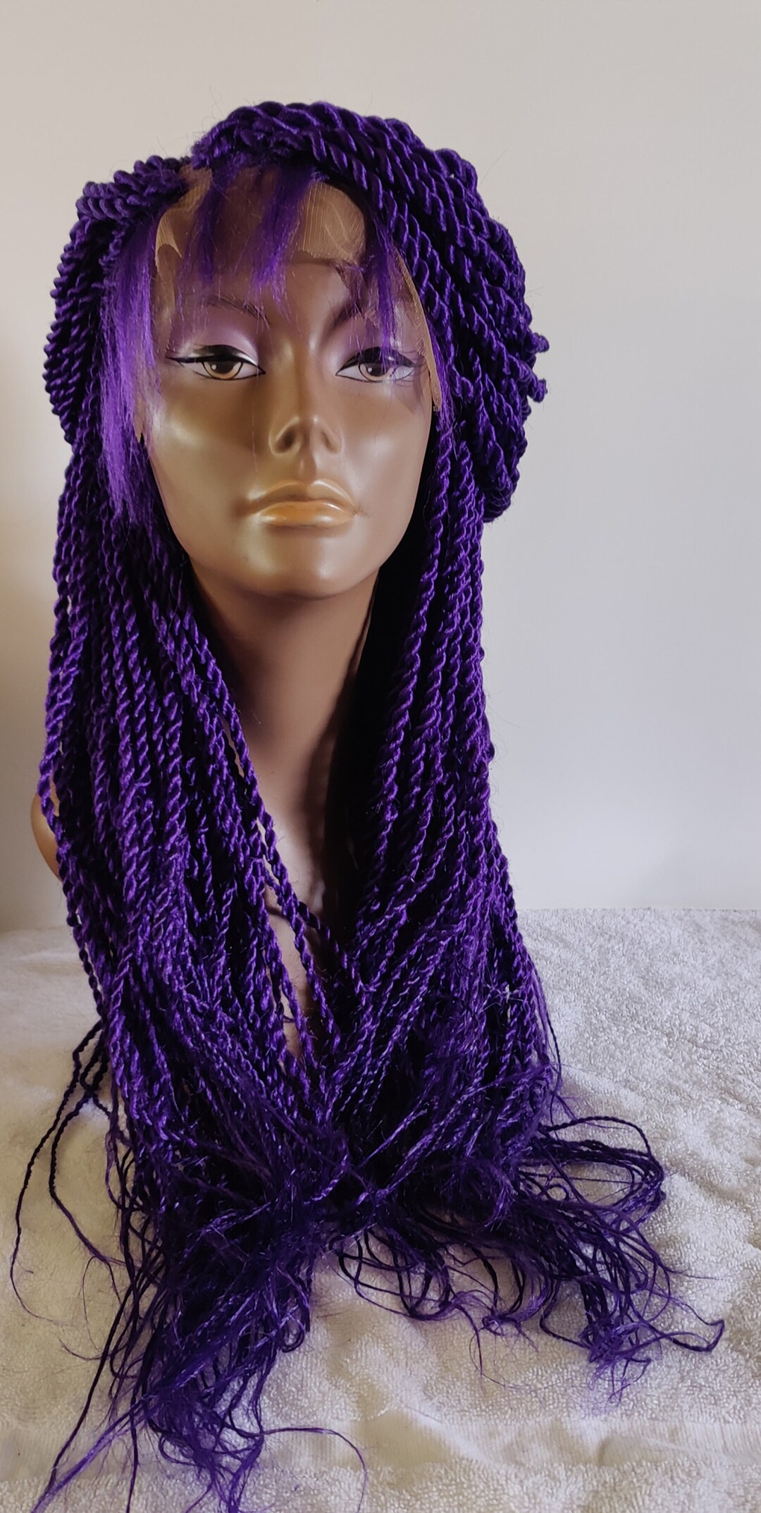 Rope Twist Lace Wig Etsy