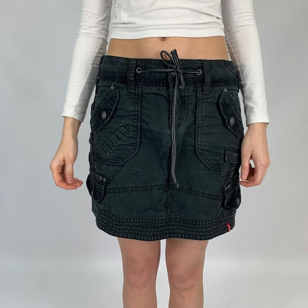 Mini Black Esprit Y2K Preloved Skirt